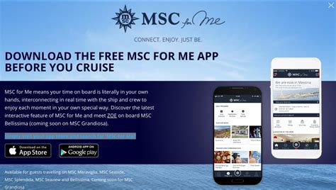 msc yacht club app